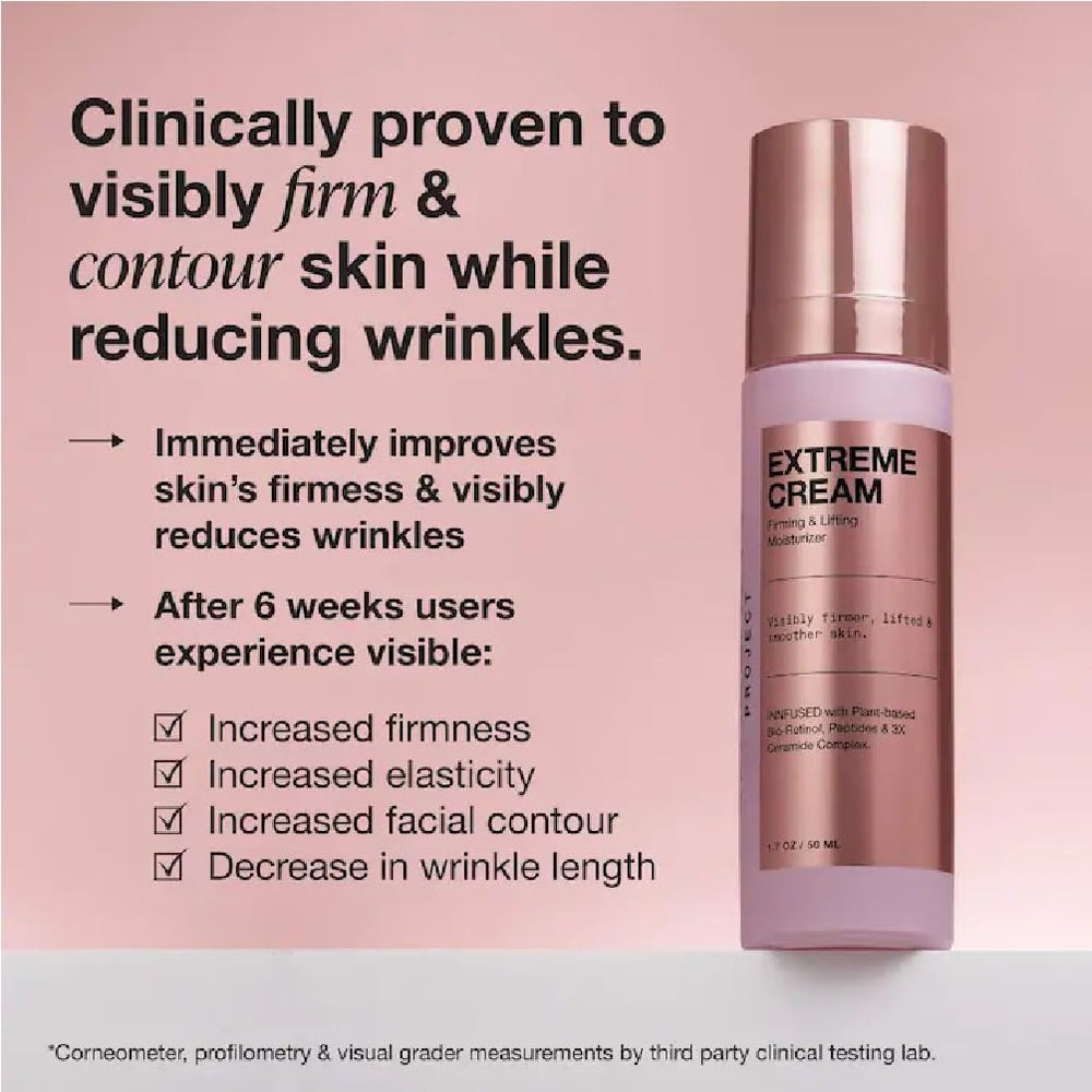 Graphic of ingredients highlighting 7% peptides in NAPH iNNBEAUTY Extreme Cream