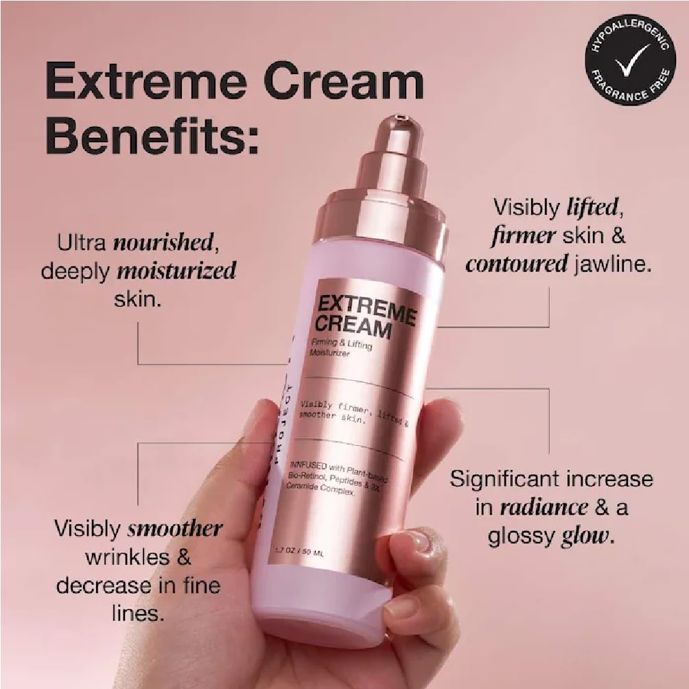 Close-up of NAPH iNNBEAUTY Extreme Cream texture revealing luxurious feel