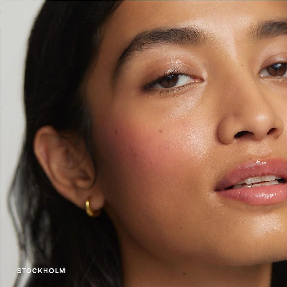 NAPH M Flush Balm Blush applied to lips for subtle tint