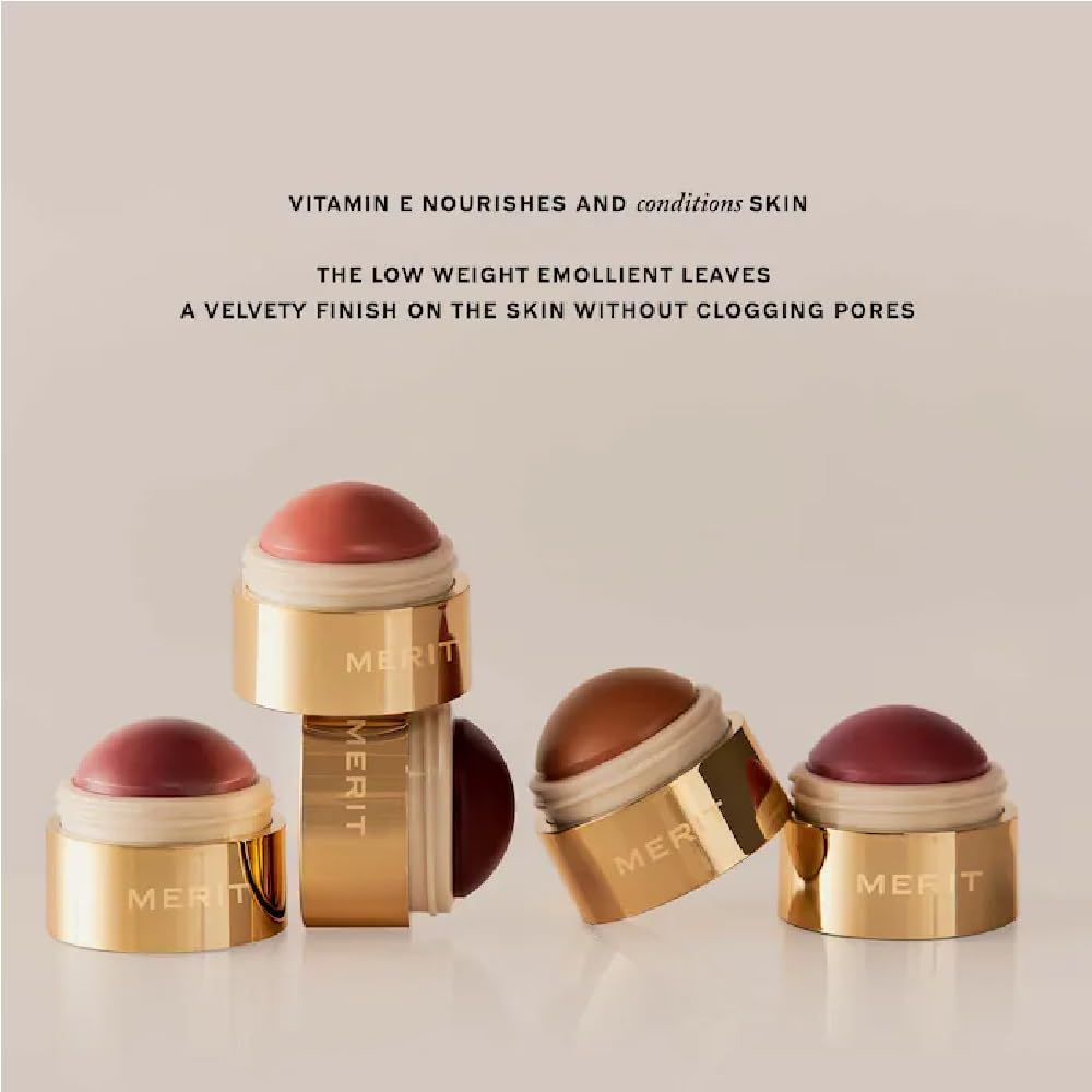 NAPH M Flush Balm Cream Blush Rouge buildable pigment for soft, natural color.