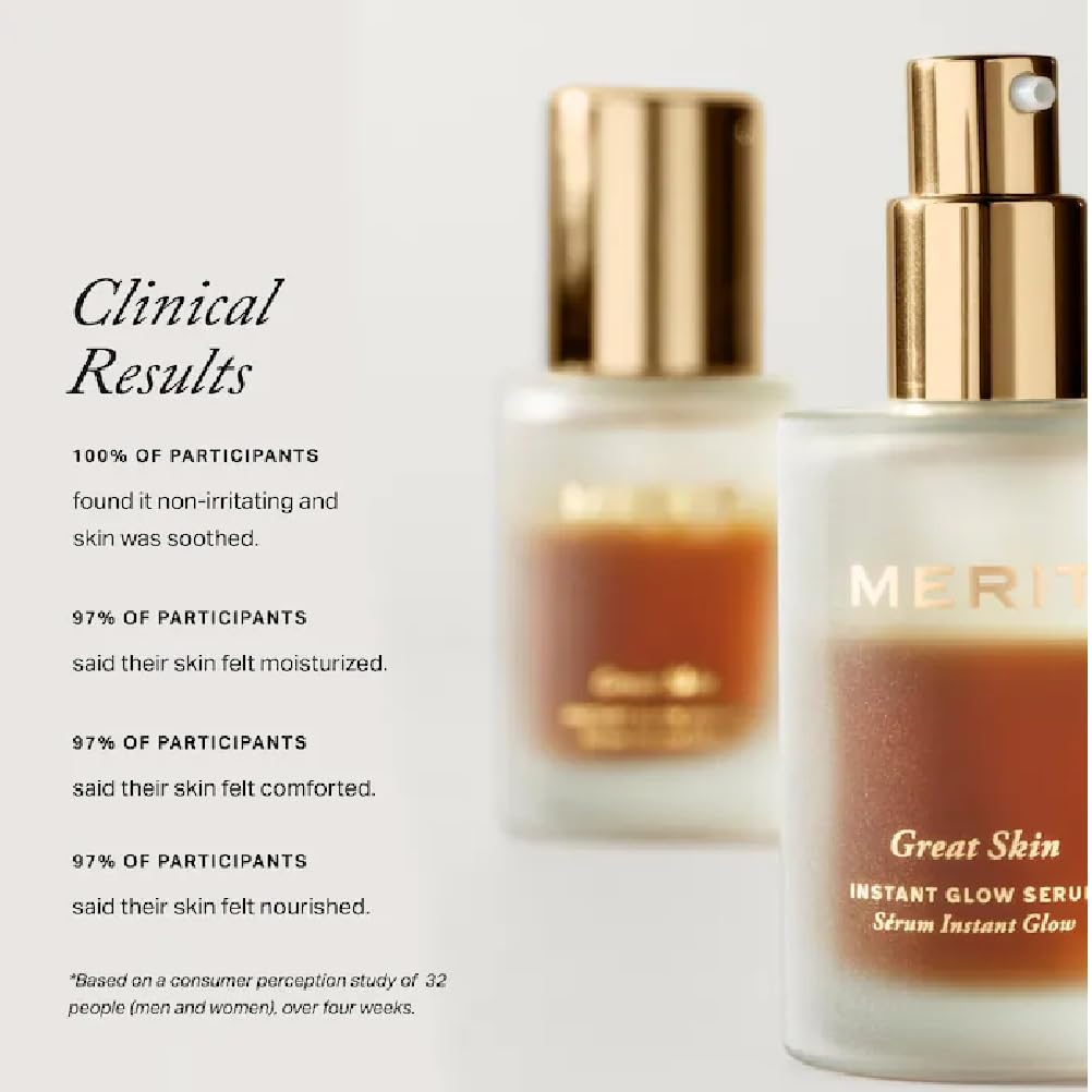 NAPH Great Skin Serum droplets illustrating hydration and plump appearance.