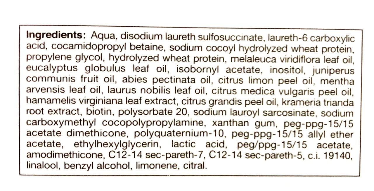 NAPURA S2 Shampoo with eucalyptus oil nourishes scalp and refreshes