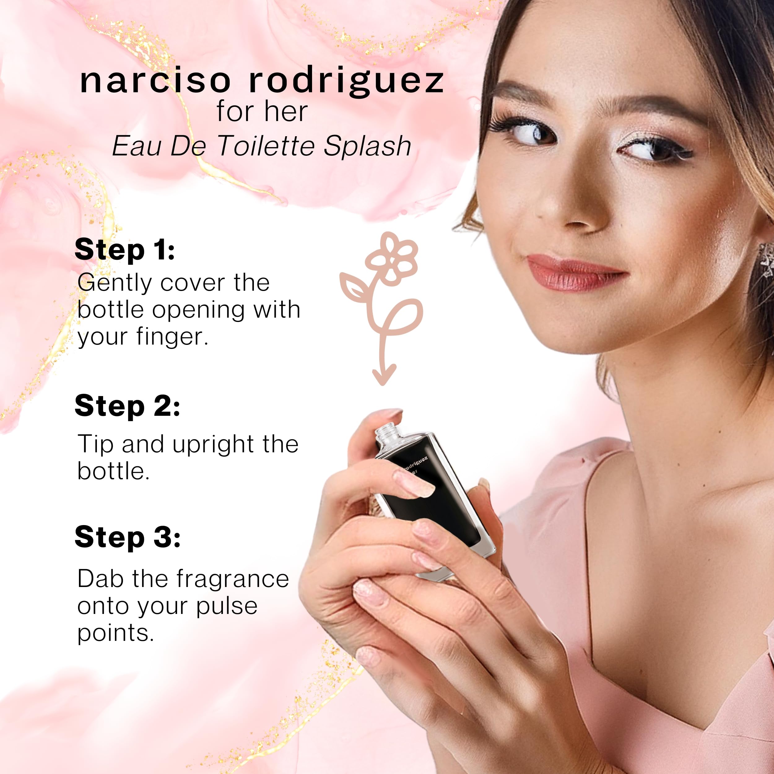 Narciso Rodriguez for Her packaging box suggesting a luxury gift option.