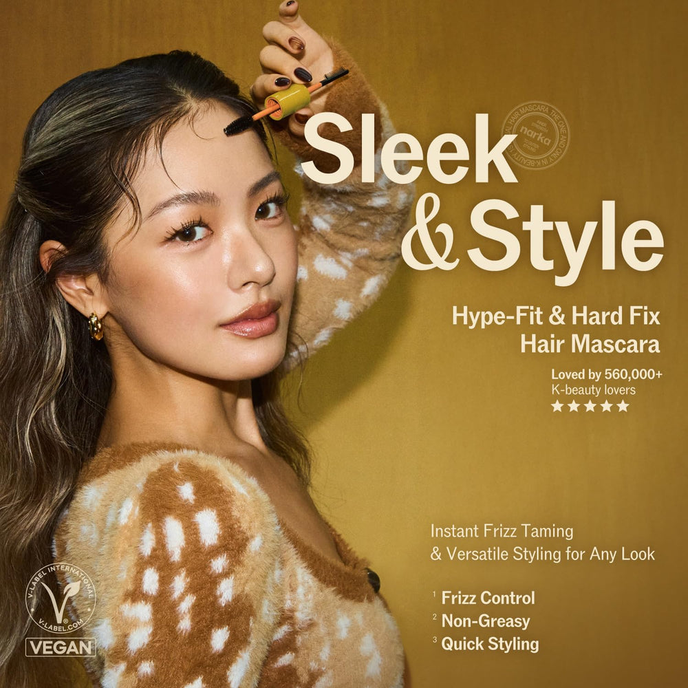 NARKA Hype Fit Mascara flyaway-control for tame, polished edges.