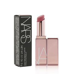 NARS Afterglow Lip Balm Glossy Finish on lips for luminous shine.