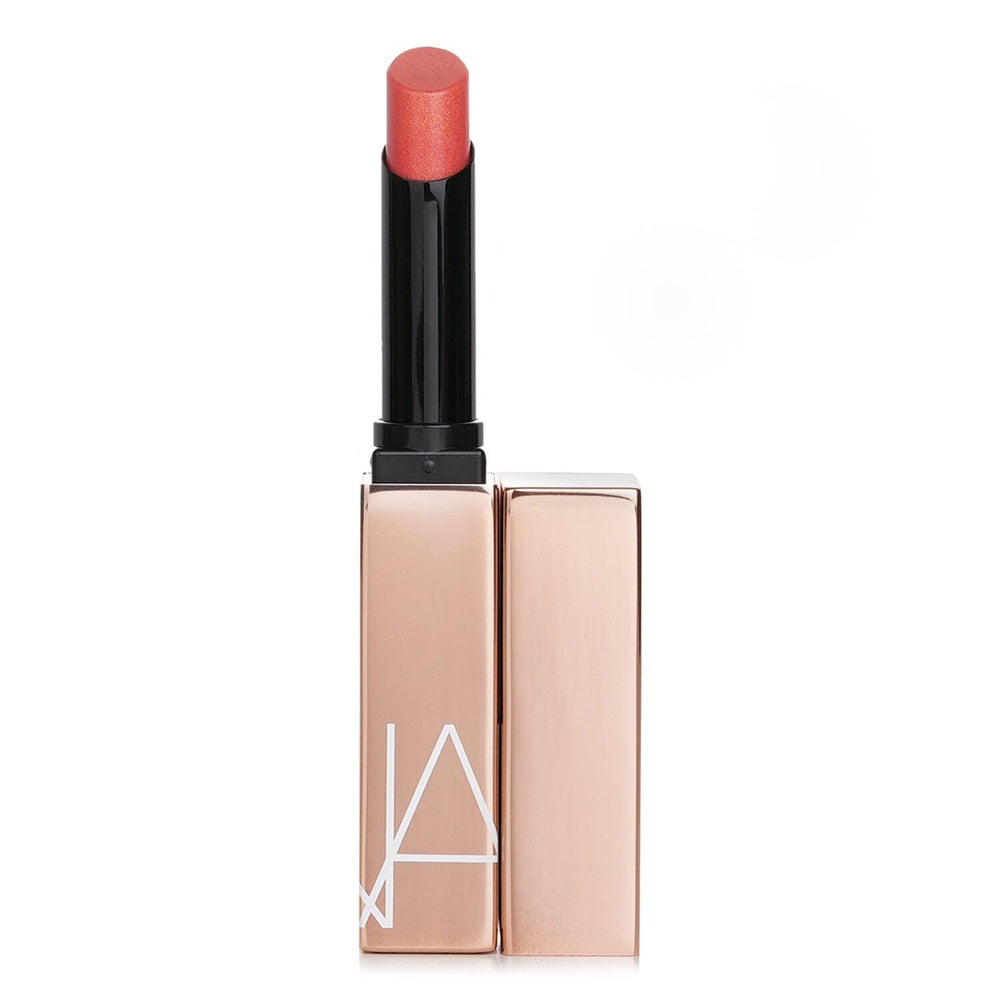 NARS Afterglow closeup texture reveals smooth glide for comfortable lips.