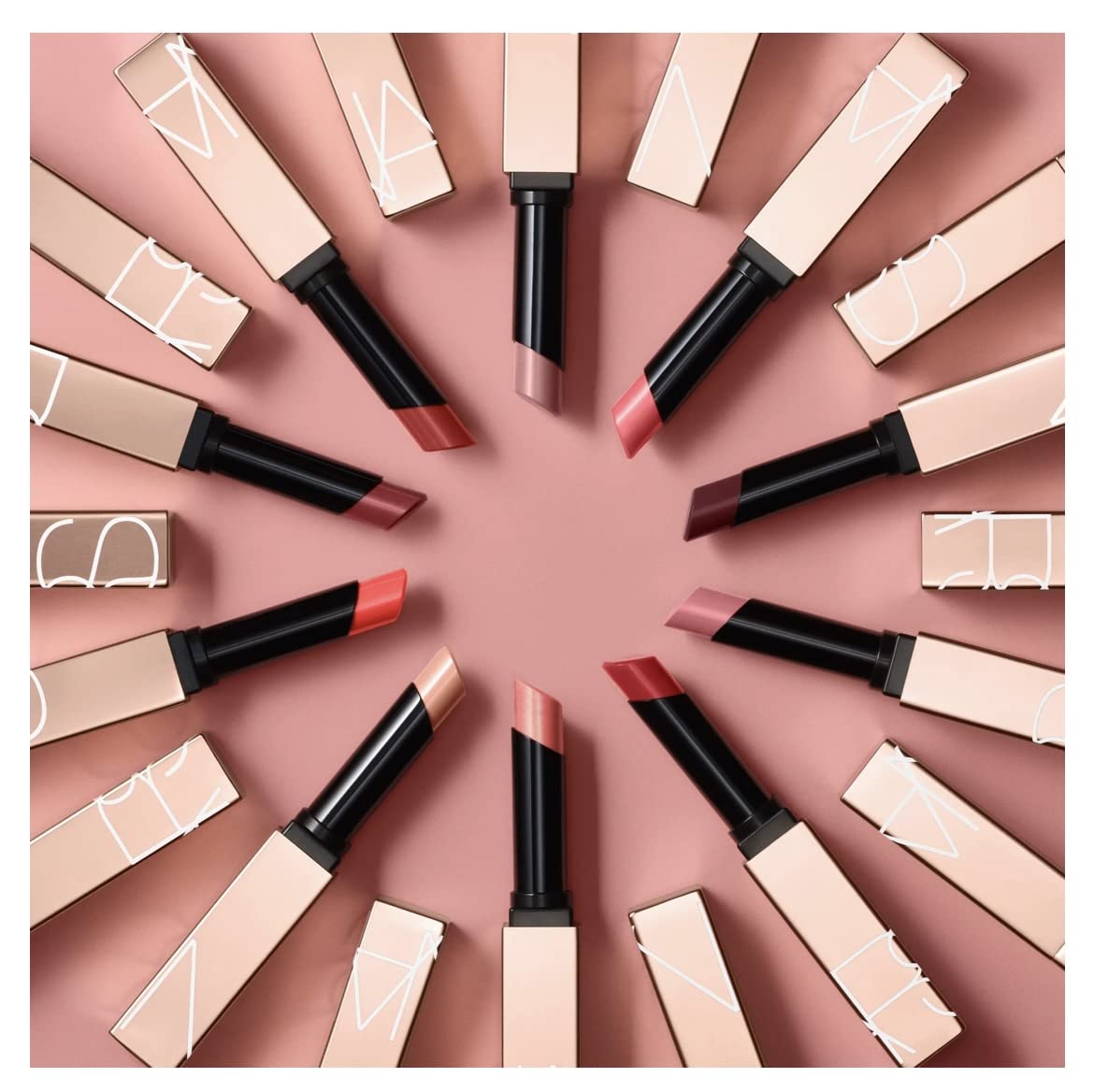 NARS Afterglow Sensual Shine Lipstick Swatch demonstrates versatile color depth.