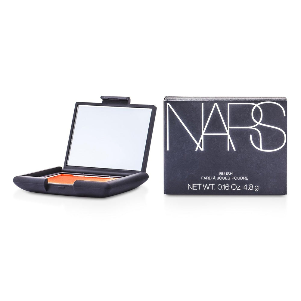 NARS Exhibit A matte red blush close-up showing rich pigment.