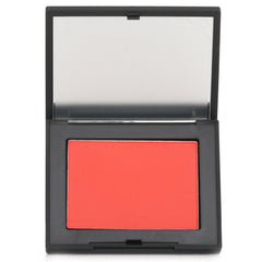 NARS Exhibit A matte red refillable blush palette open for on-the-go color.