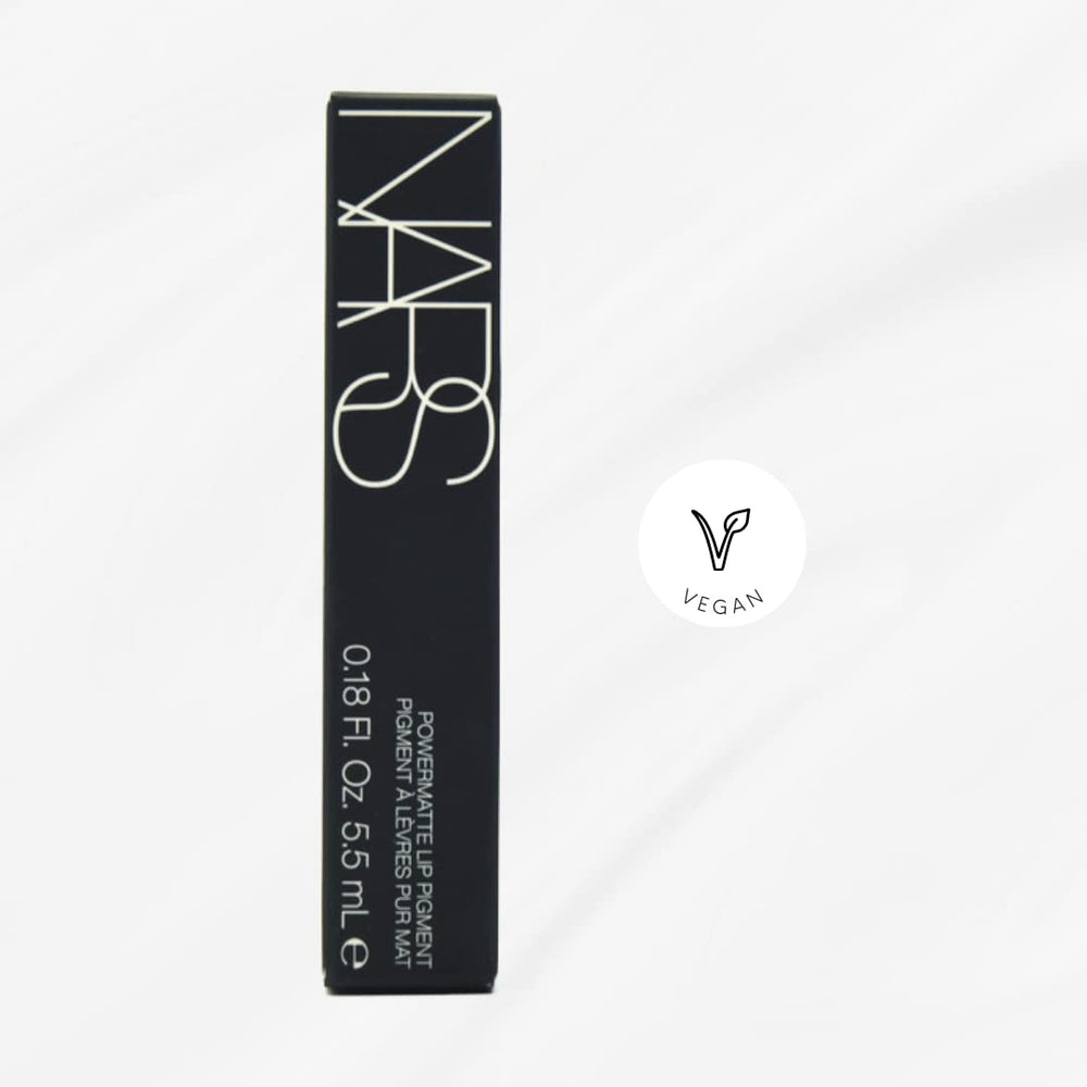 NARS Don't Stop Geranium fluid pigment detail highlighting liquefied formula