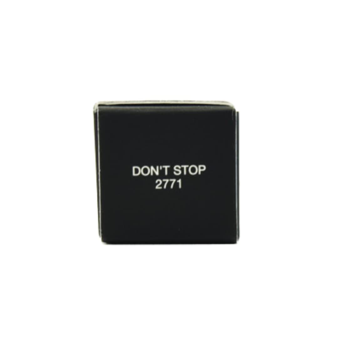 NARS Don't Stop Geranium matte finish closeup emphasizing full coverage