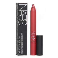 NARS Powermatte Born To Be Wild swatches on lips reveal rich color payoff