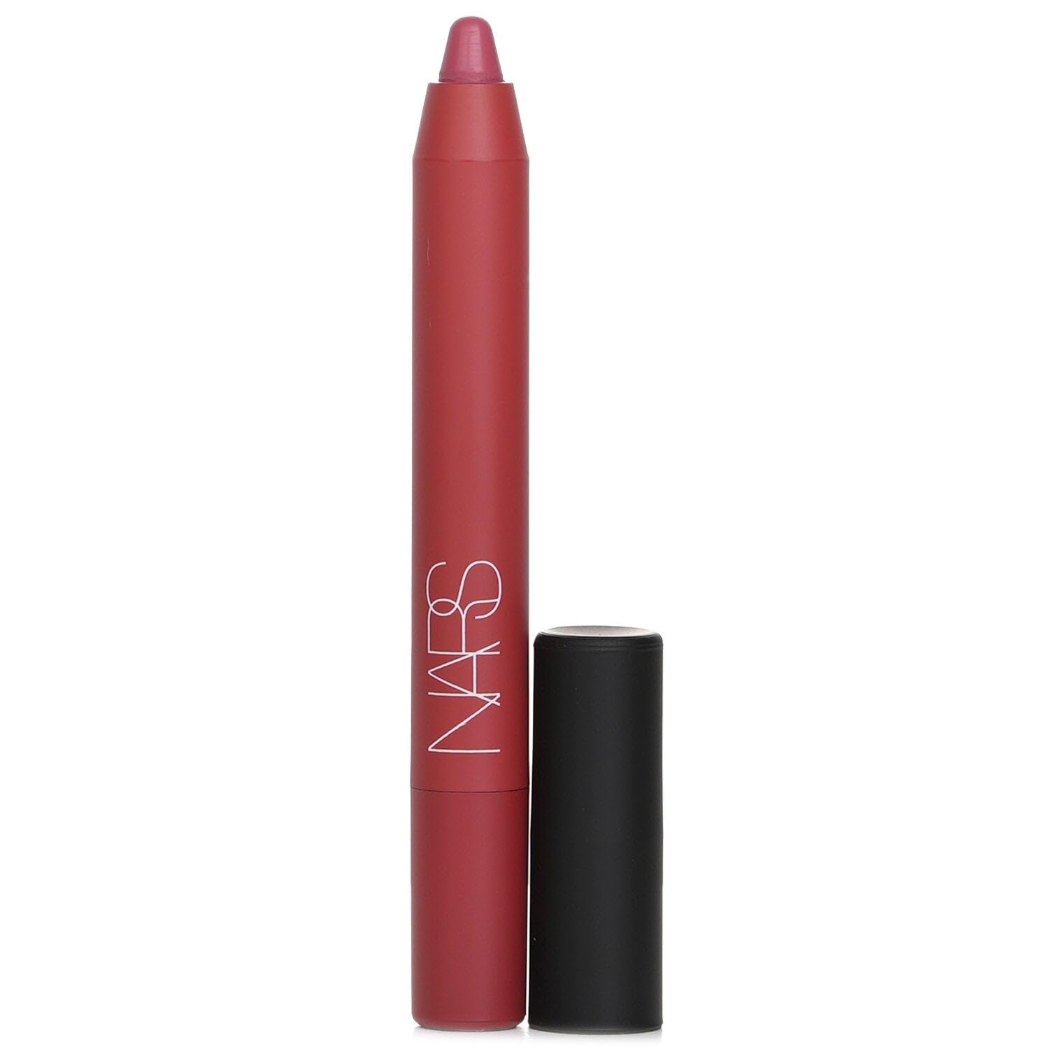 NARS Powermatte Cruella packaging and pencil ready for on-the-go use.