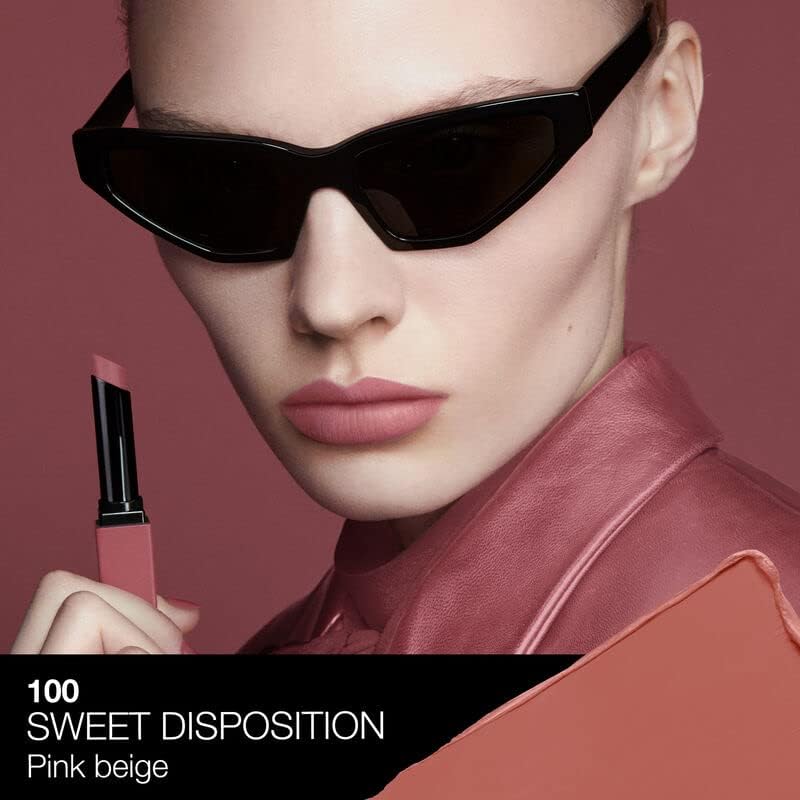 NARS Powermatte Lipstick Sweet Disposition 100 packaging showcases premium product design