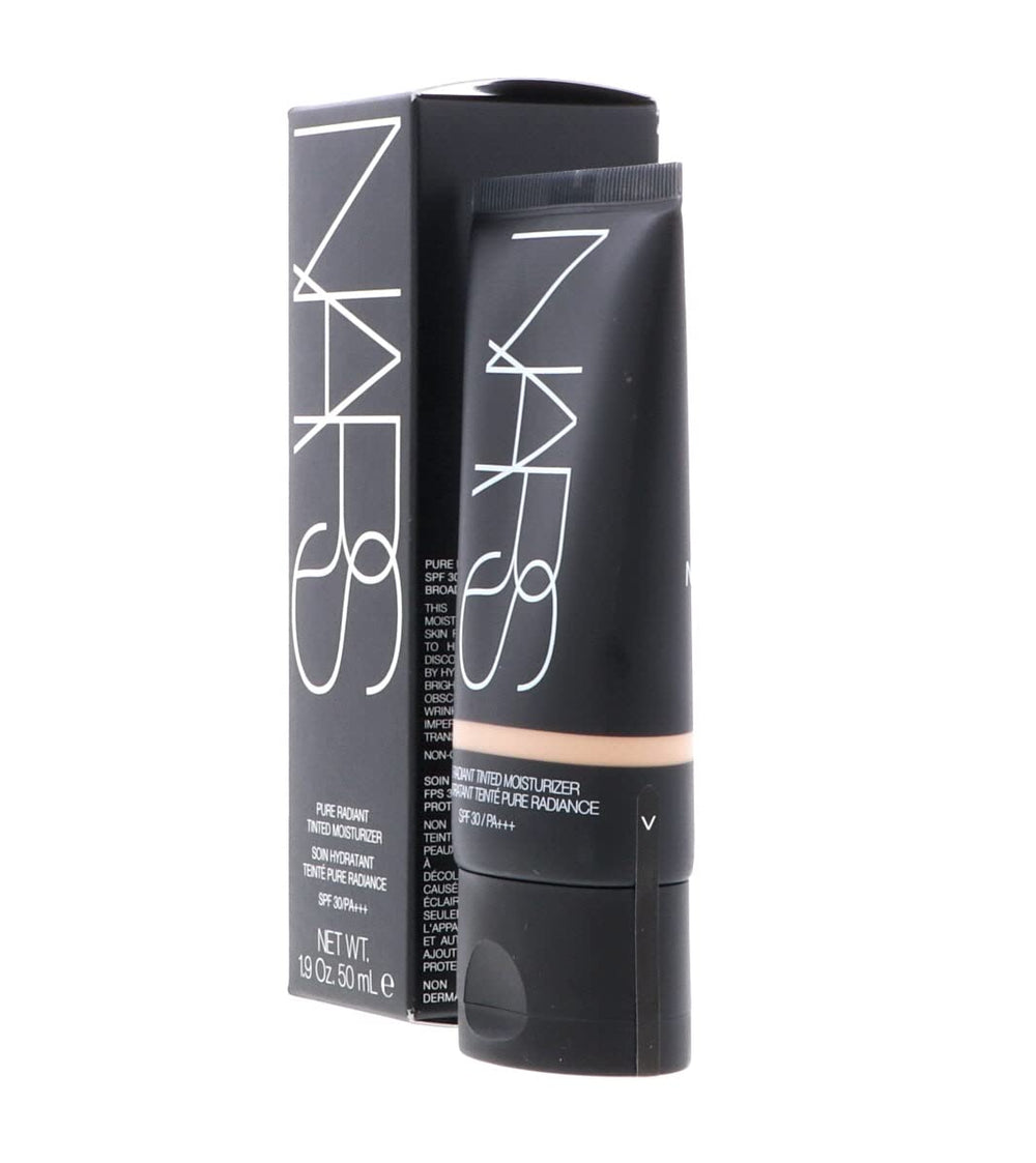 NARS packaging box with product details for No.01 St. Moritz
