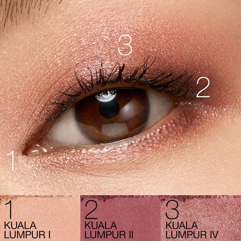 NARS Kuala Lumpur cream pearl sheen adds light and dimension.