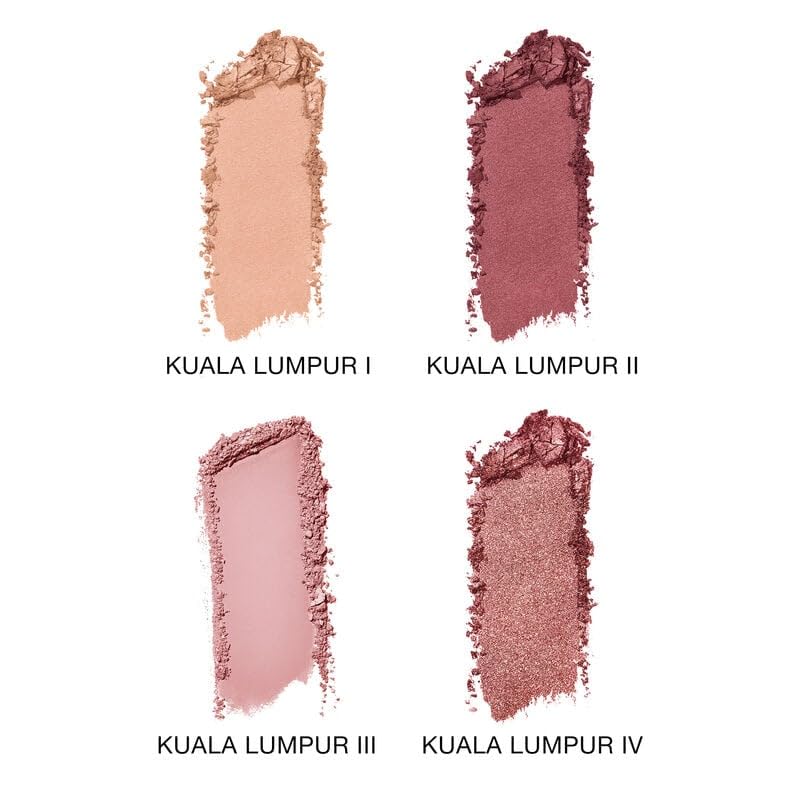 NARS Quad Kuala Lumpur swatches show smooth blending and long-wear color.