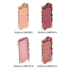 NARS Quad Kuala Lumpur swatches show smooth blending and long-wear color.