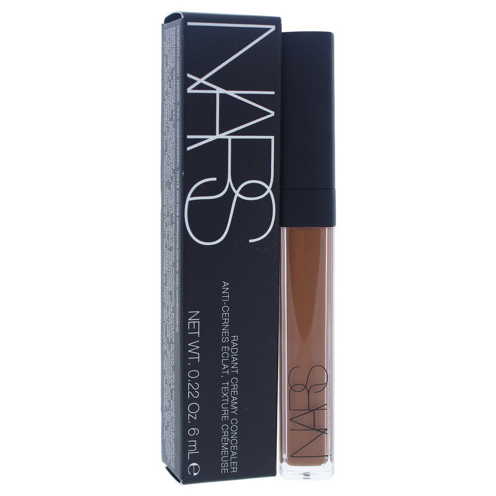 NARS Radiant Creamy Concealer Caf bottle shows luminous texture and smooth finish.