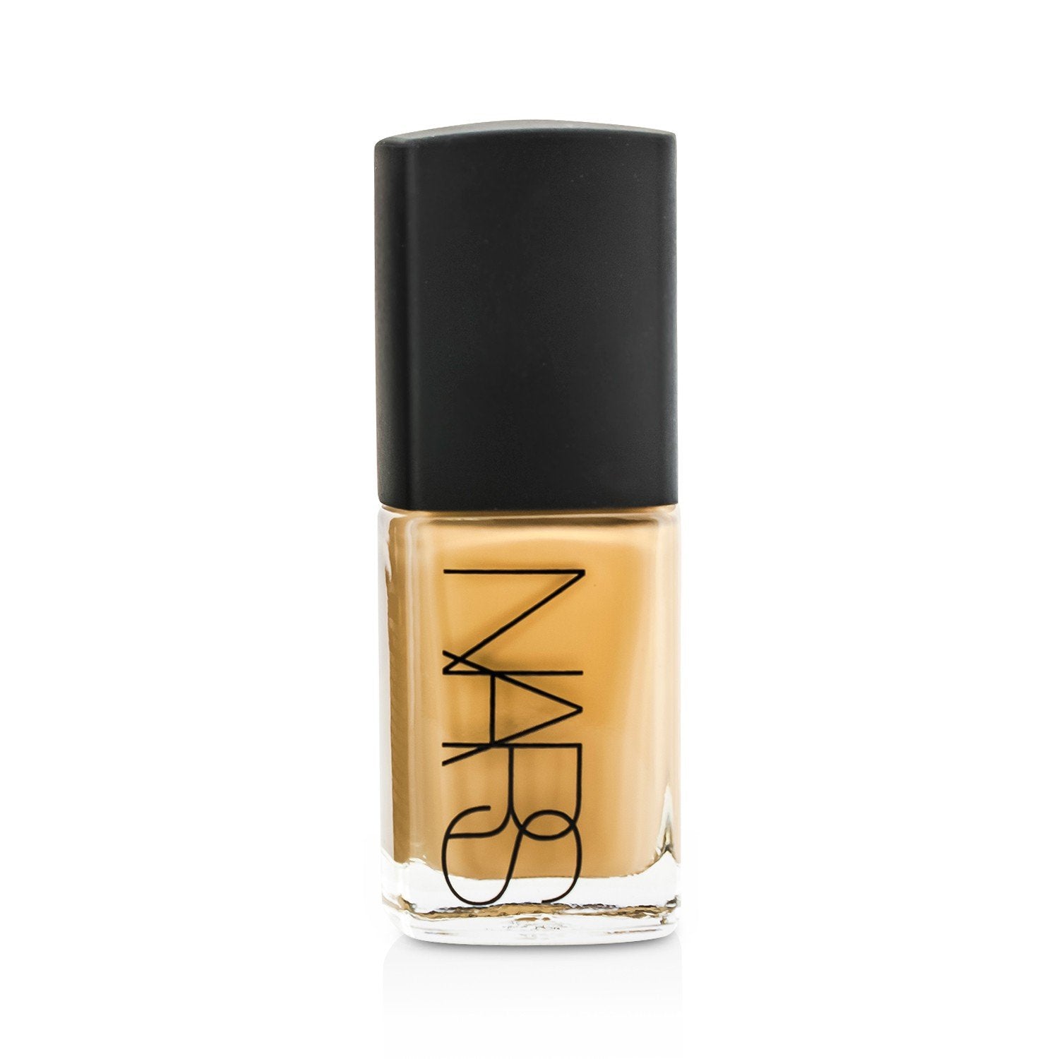 NARS Sheer Glow Foundation Vallauris swatches displaying luminous, buildable coverage
