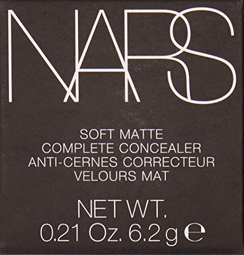 NARS Soft Matte Complete Concealer shade swatch showing coverage and color match