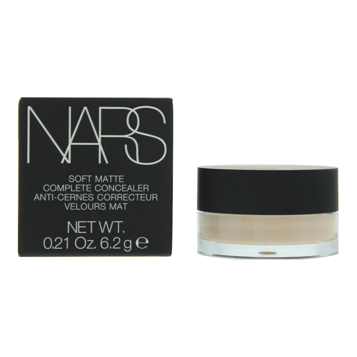 Pack shot of NARS Chantilly concealer showing compact and precise coverage