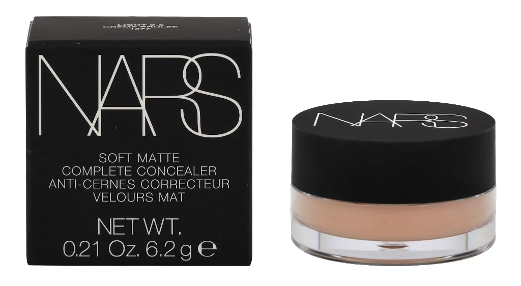 NARS Soft Matte Complete Concealer Creme Brulee compact for on-the-go coverage