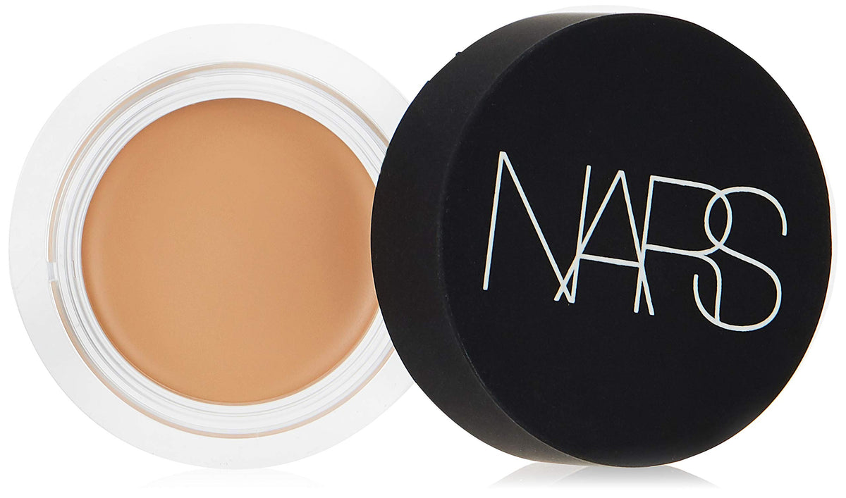 NARS Soft Matte Concealer Cannelle tube close-up; full coverage with a lightweight feel.