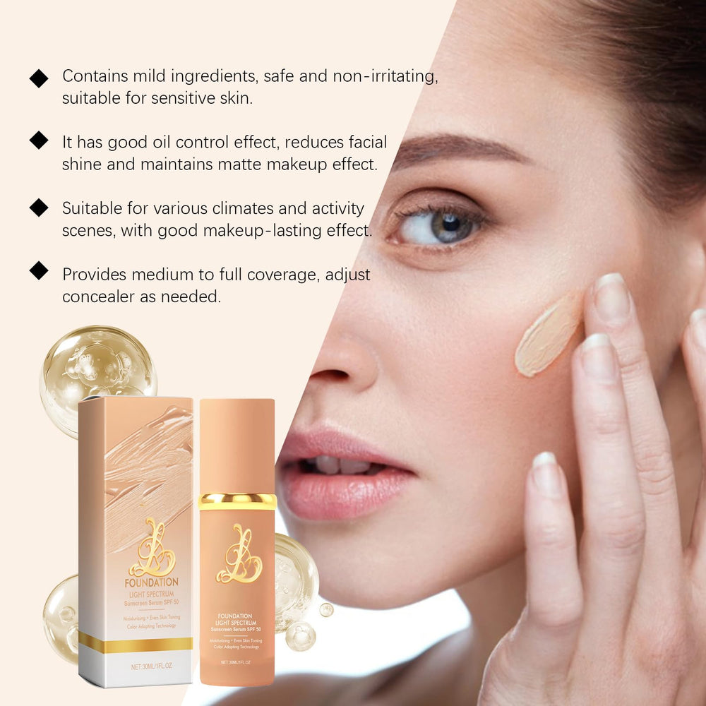 Narvokey 4-in-1 foundation long-wear formula resists sweat and water.