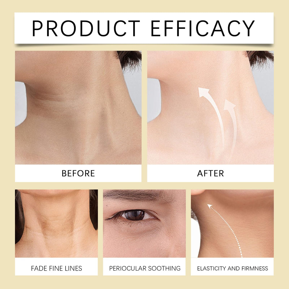 Nascence AH-8 eye area application demonstrating precise cream placement.