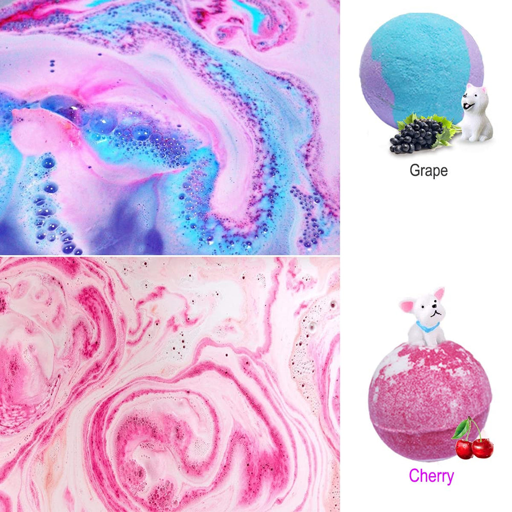 NASKY bath bombs with surprise toys boost imaginative bath time adventures.