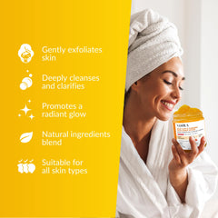 Nasola gommage Kojic Acid Turmeric pour le corps, gommage régulier pour peau lisse.