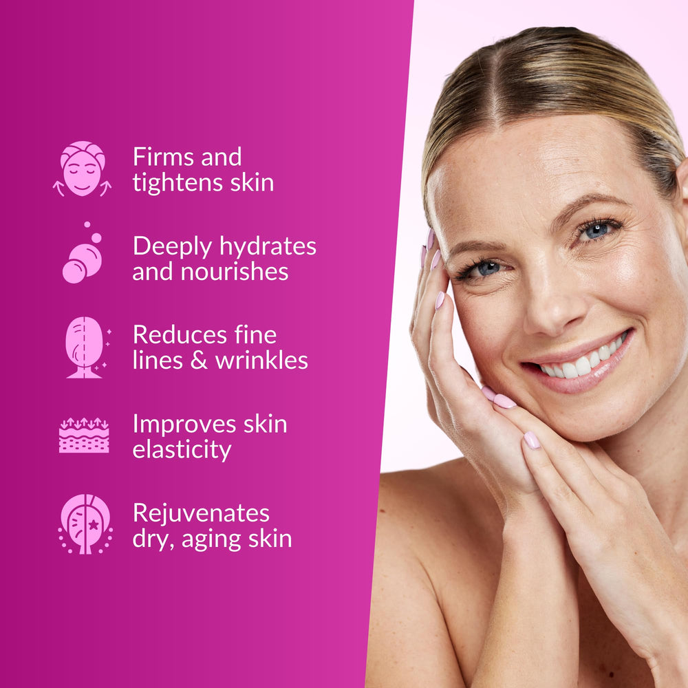 Nasola neck application demonstrating smoothing and tightening across delicate skin