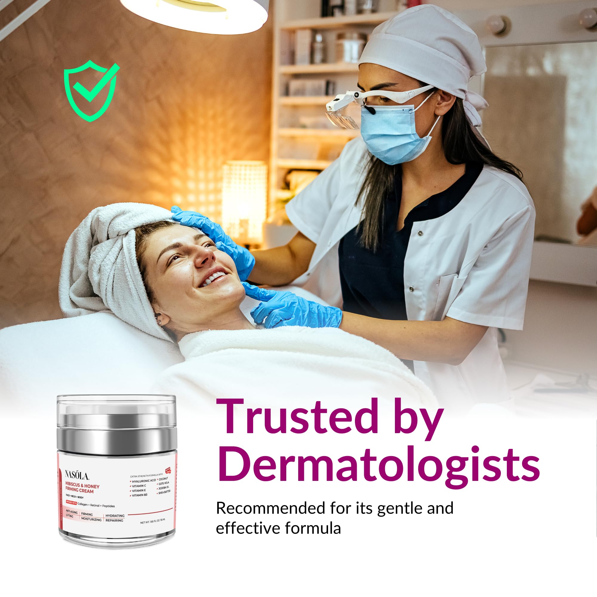 Nasola product packaging and premium branding for skincare