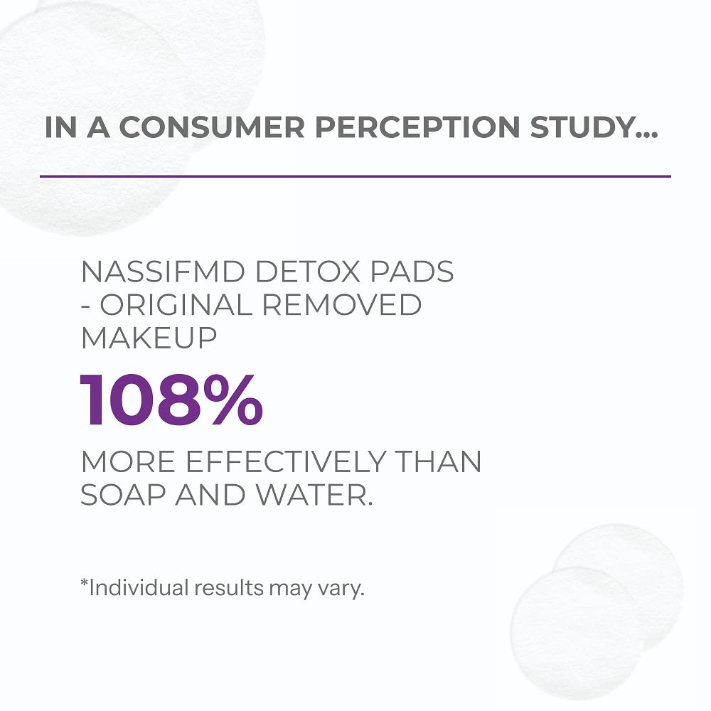 NassifMD Exfoliating Detox Pads pores shot illustrating refined texture