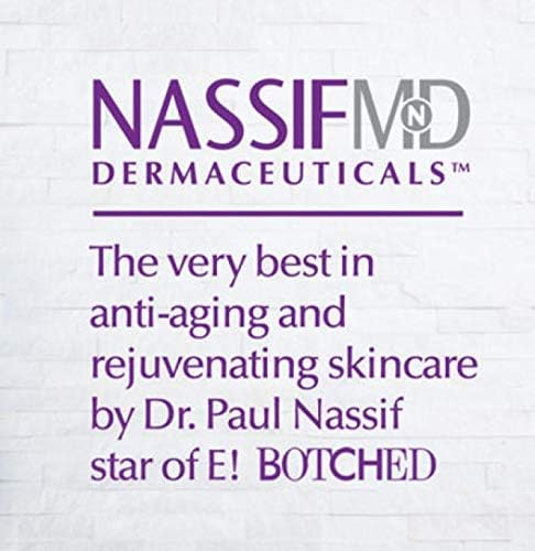 NassifMD eye cream daily routine use shown with clean fingers.