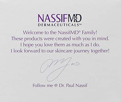 NassifMD under-eye cream wrinkle swatch highlights a rich, blendable formula.