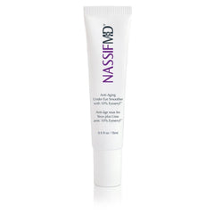 NassifMD under eye smoother bottle front for easy daily use.