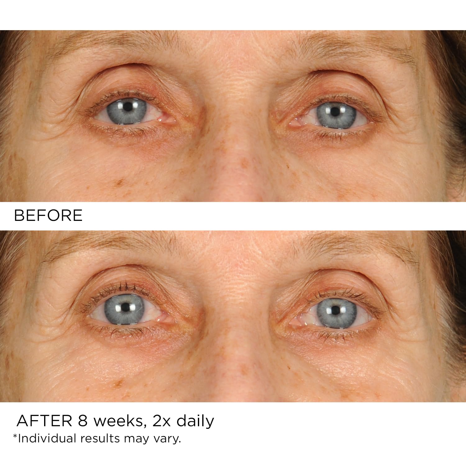 NassifMD under eye smoother primer-use demonstration under makeup.