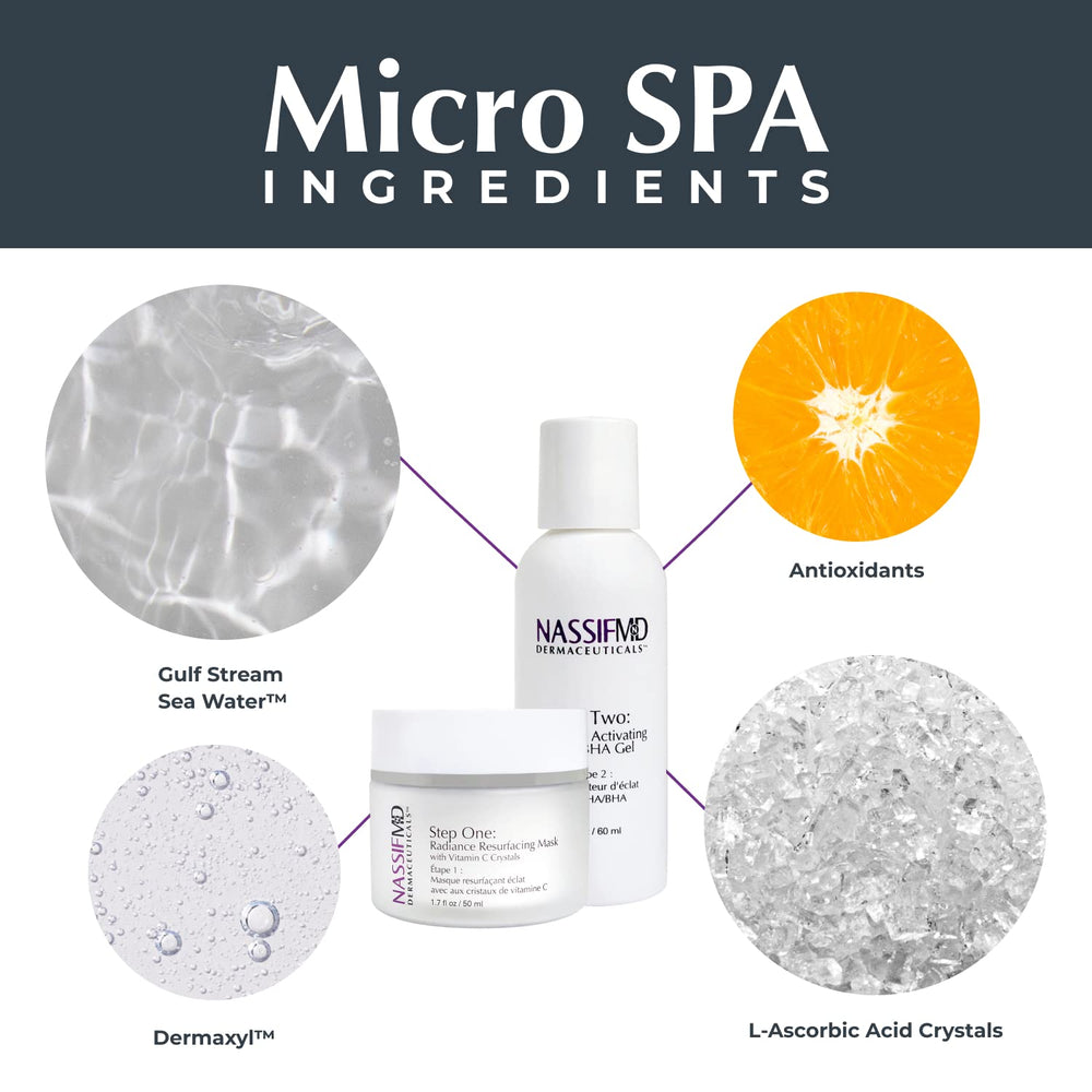 NassifMD Skin Peel being applied to the hand for at-home use.