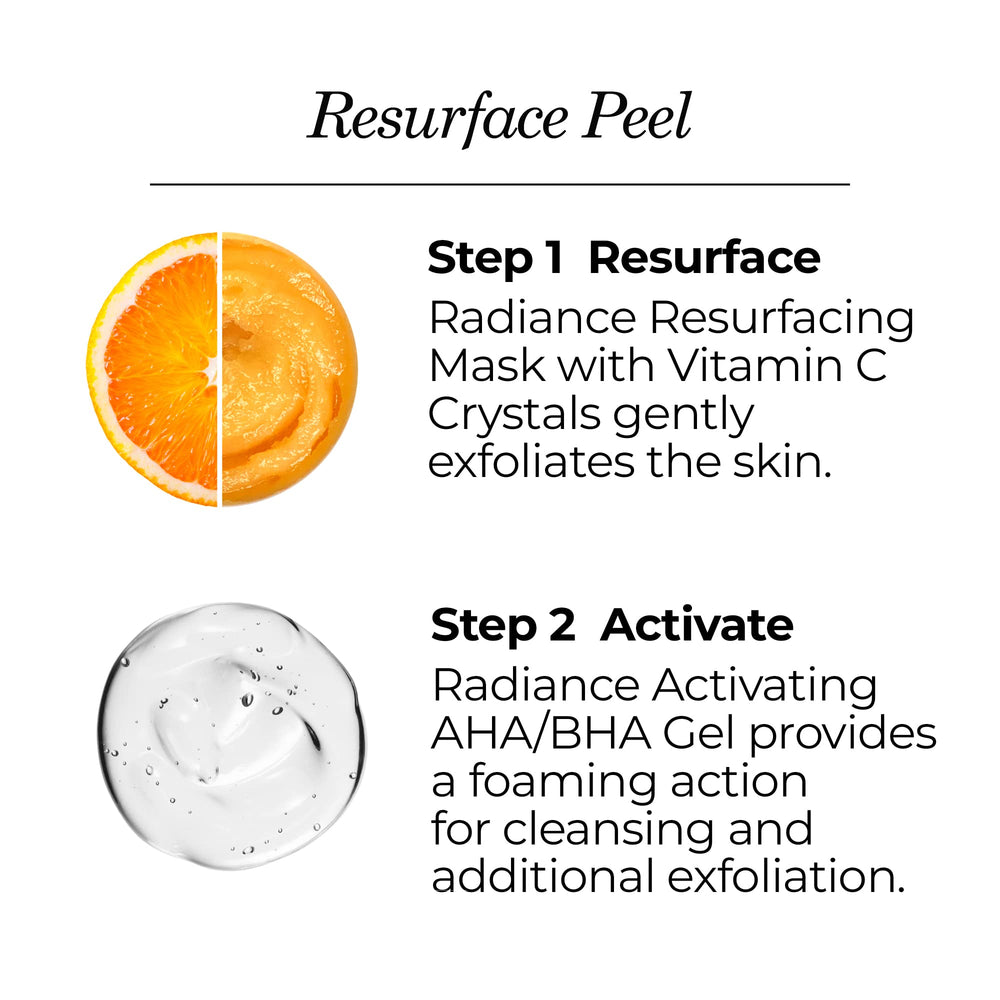Close-up of NassifMD Vitamin C Skin Peel texture showing creamy exfoliant.