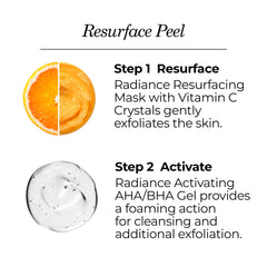 Close-up of NassifMD Vitamin C Skin Peel texture showing creamy exfoliant.