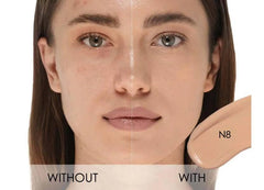 Natasha Denona HY-Glam under-eye application with precision applicator for targeted concealment