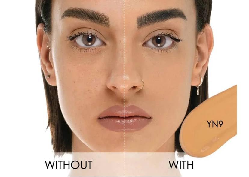 Natasha Denona HY-Glam Concealer in action for precise spot concealment.