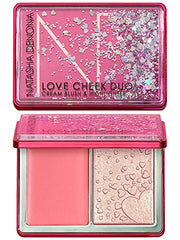 Natasha Denona Love Cheek Duo with Darya cream blush provides lasting rosy tint