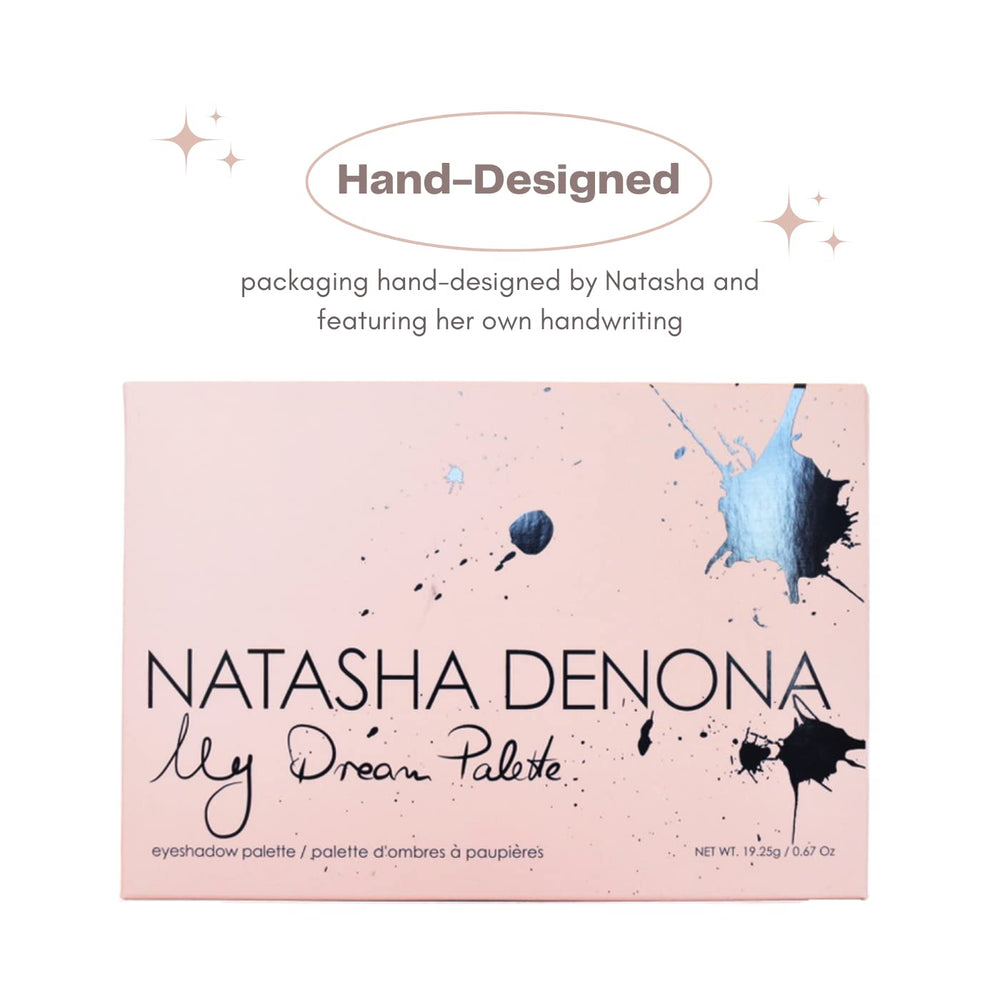 Natasha Denona My Dream metallic shimmers deliver rich, luminous finishes.