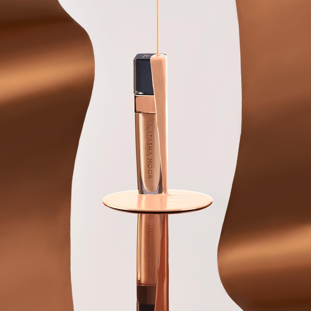 NATASHA MOOR Liquid Magic Concealer offers long-lasting coverage for busy days.