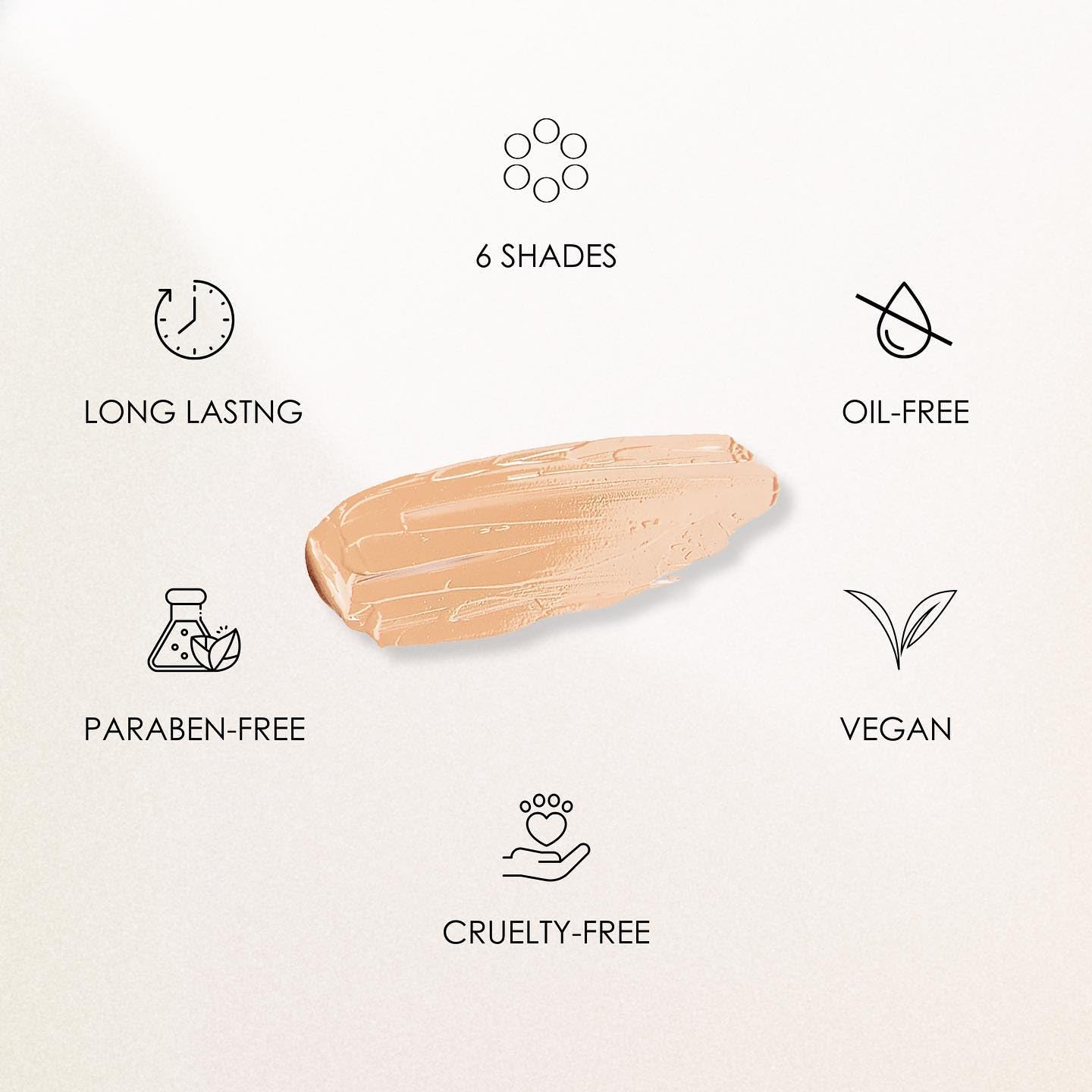 NATASHA MOOR Liquid Magic Concealer with water-resistant finish stays put through daily activities.