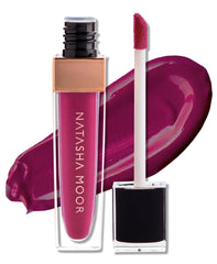 Natasha Moor Molten Matte Lipstick packaging showcases premium design for lip color longevity