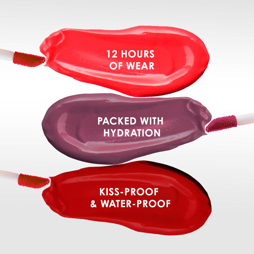 Vitamin E-infused formula of Natasha Moor Molten Matte Storm for hydration.